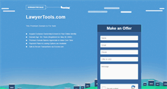 Desktop Screenshot of lawyertools.com